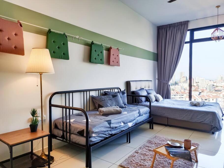 2Br Luxury Rooftop Swimming Pook Homestay@Georgetown@10Pax - 无敌美景两房民宿 מראה חיצוני תמונה